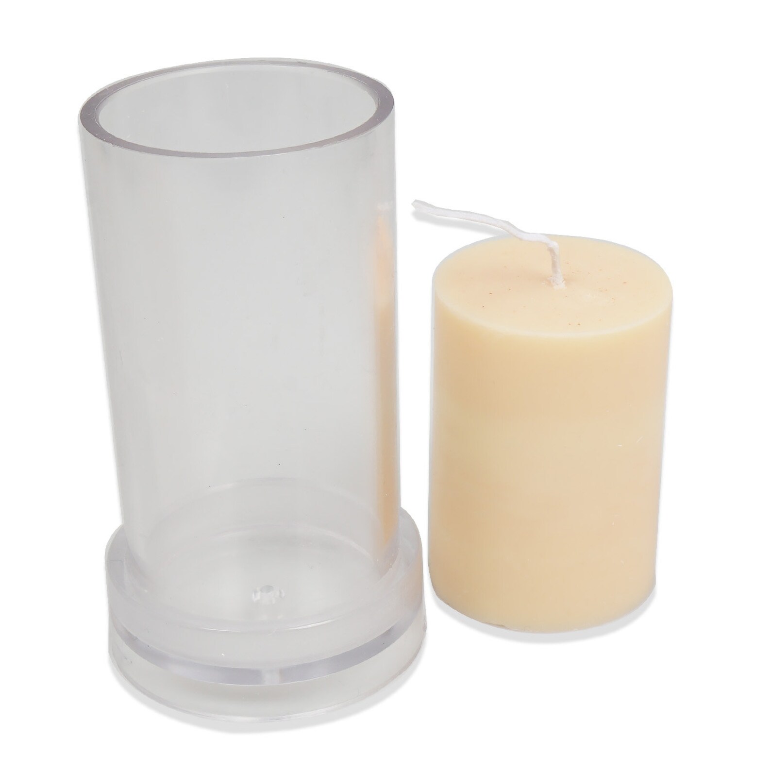 1 PCS Plastic Candle Mold Cylinder Shape Candle Mold DIY Etsy