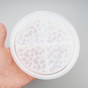 1 pc Shiny Crystal Crushed Diamond Serving Tray Plate Silicone Resin Mold- Silicone Mold for Resin- Home Decor Tray 103981