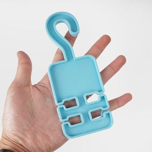 1 PC Silicone Cloth Hanger Mold Car Hanging Mold Silicone Resin Mold 10353550