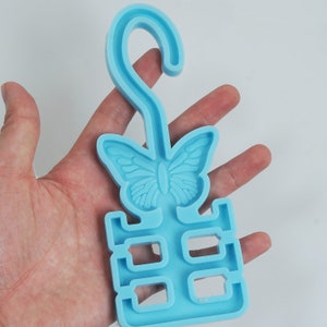 1 PC Silicone Mask Hanger Mold Butterfly Car Hanging Mold Silicone Resin Mold 10358750