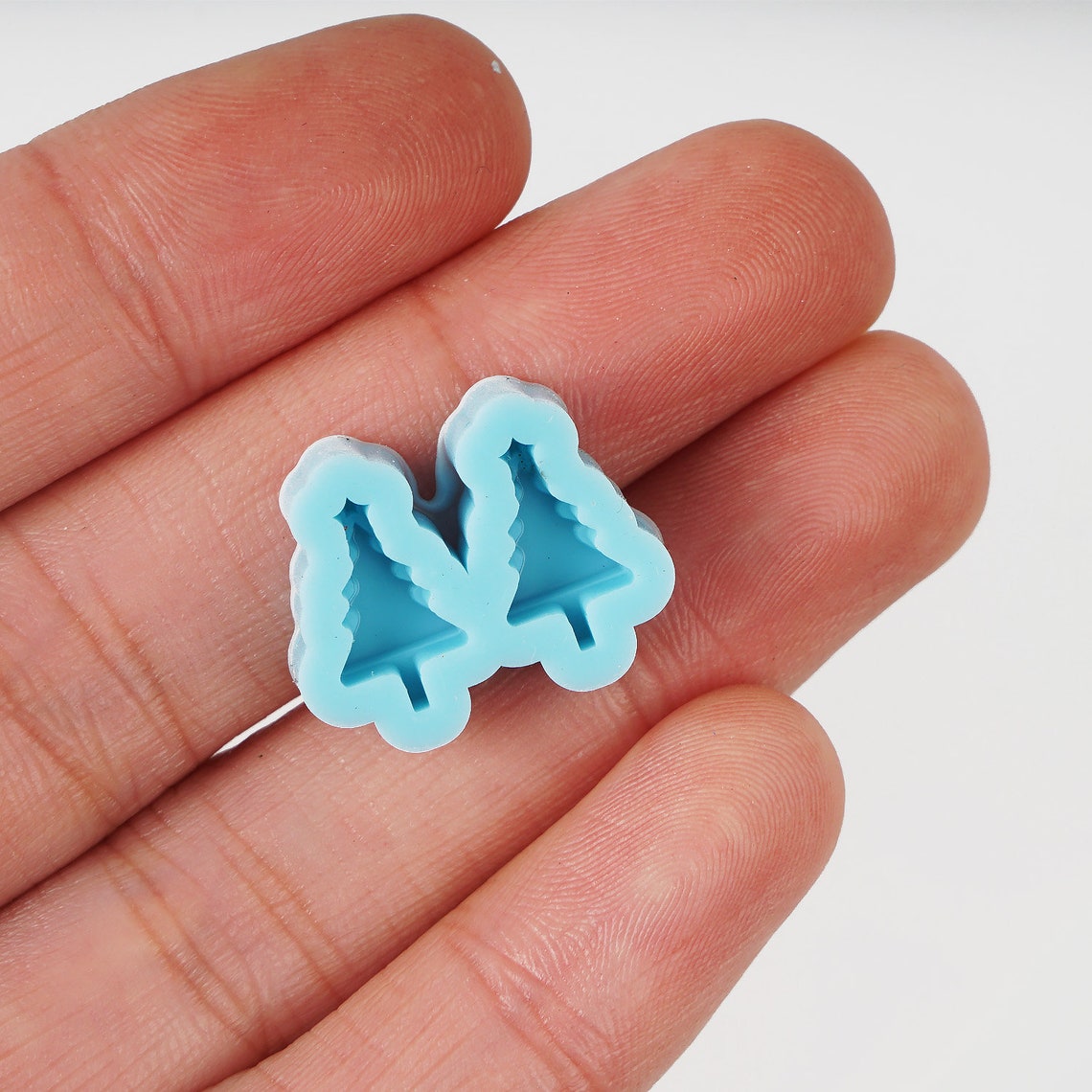 Mini Christmas Tree Silicone Earring Mold Resin Mold Epoxy Etsy UK