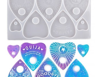 1 unids blanco Ouija planchette molde, ouija molde, moldes de silicona ,ouija placa molde 10354550