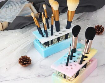 DIY Makeup Brush Storage Box Mold Silicone Mold Resin Epoxy Cosmetic Brush Holder Jewelry Tools 10354750