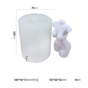 1 pcs Sexy Woman Torso Mold Woman Body Mold Chocolate Mold Soap Mold DIY Plaster Mold For Gift 10349250