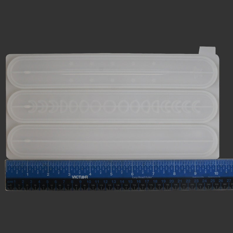 Long Strip Incense Burner Mold Moon and Star Incense Holder Mold 103551 1 pc Silicone Incense Stick Holder Mold