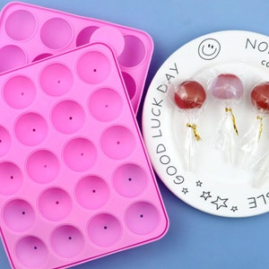 40mm Ball Lollipop Mold 3D Food Grade Silicone Chocolate Mold Candy Mold 10344150
