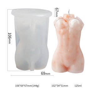 NEUE Sexy Frau Torso Schimmel Frau Körper Form Schokolade Form Seifenform DIY Gips Form für Geschenk 10349155