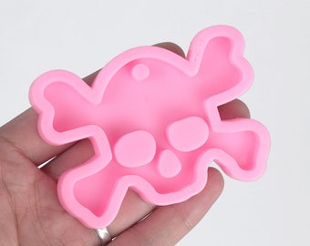 1 piece Silicone Skull Keychain Mold, Resin Halloween Skull Ornaments, Jewelry Making Mould 10337950