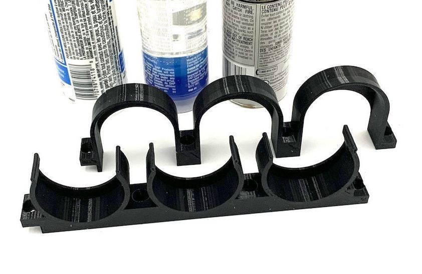 Support Mural Pour Tubes De Silicone/calfeutrage - Peut Contenir 6 Tubes + Buses - En Acier, Montage Facile (42.9x12.8x9 Cm)