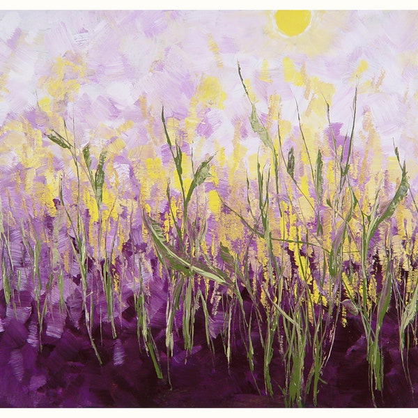 Lavender Joy, original, acrylic on canvas, 40" x 30"