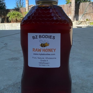 Wildflower Raw Honey-Pure, Natural, Unfiltered, Grade A