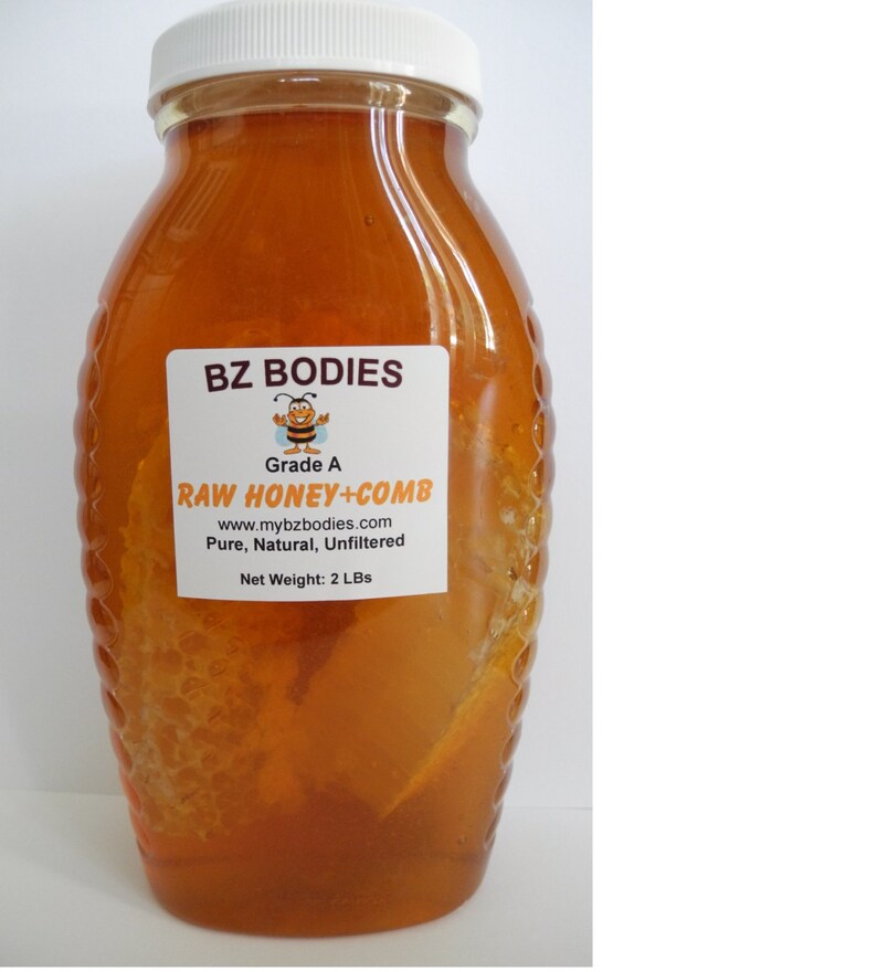 Orange Blossoms Finest Raw Honey With Stripspure Etsy
