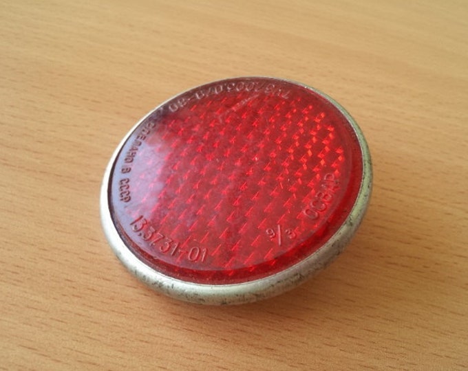 Vintage Russian Bicycle Reflector Vintage Bike Reflector Round Etsy