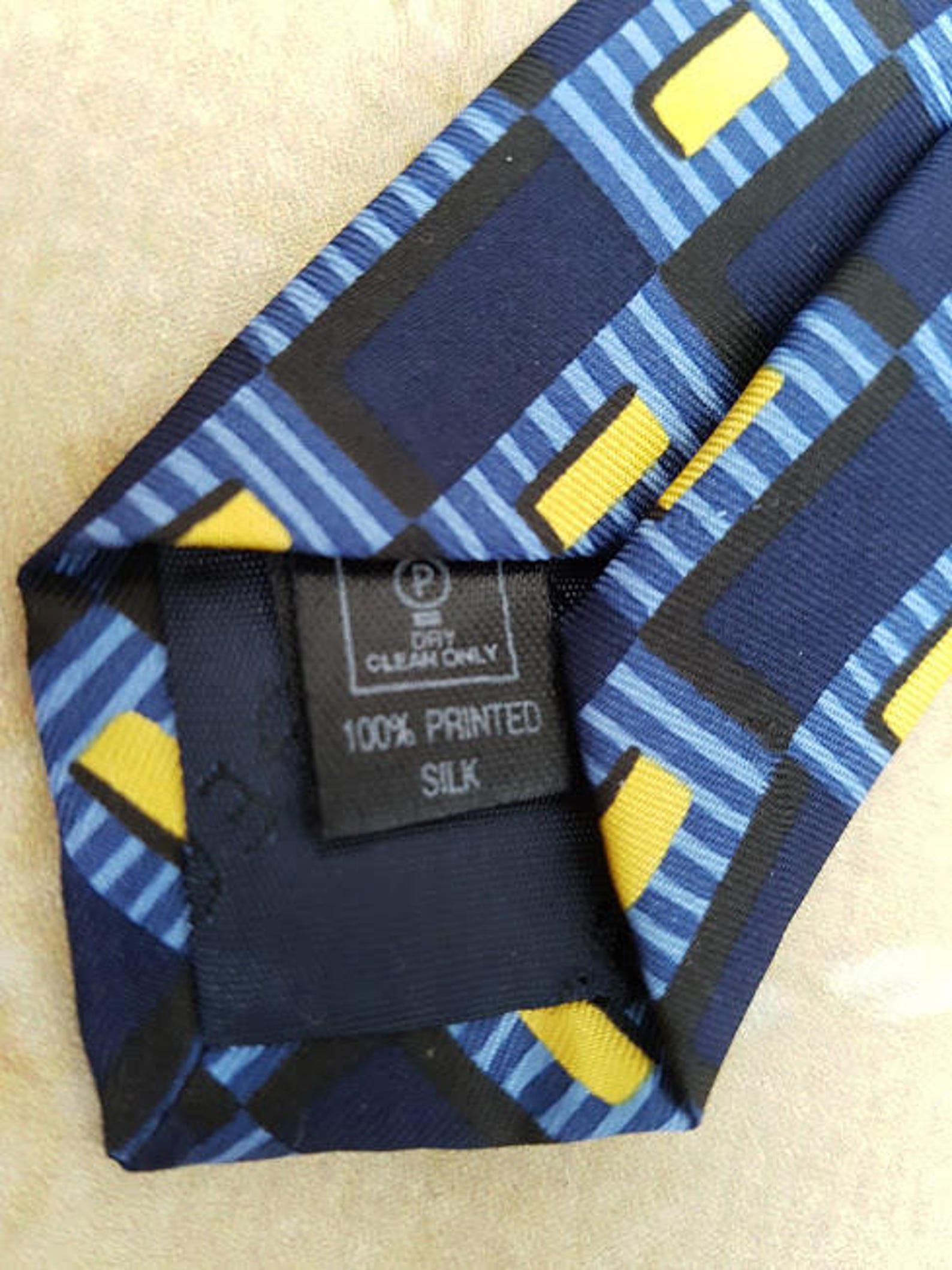 Vintage Tie Mens Retro 90s 100 % Silk Necktie FREE SHIPING | Etsy