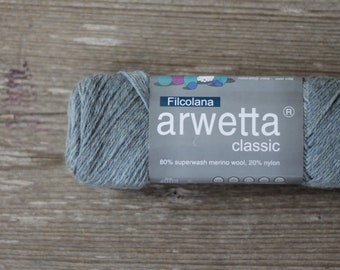 Filcolana Arwetta Classic 50g 4ply Sock yarn Color 812 Granite (melange)