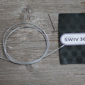Chiaogoo SWIV 360 Silver cables for Interchangeable needles