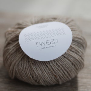 Sandnes Garn TWEED RECYCLED recycled extra fine wool and cashmere