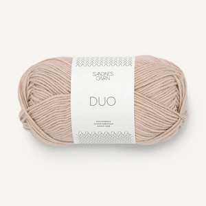 Sandnes Garn DUO Merino wool with cotton Light DK color 3021 Light Beige