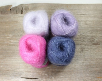 Kid Mohair Silk Yarn, Filcolana Tilia Lace Weight 25g
