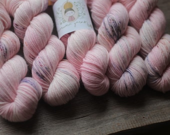 Hand dyed yarn DK weight superwash merino wool
