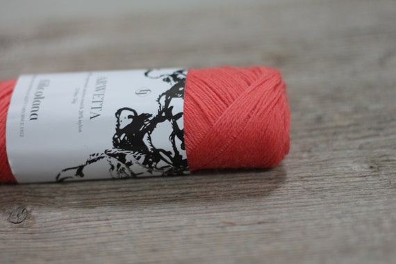 Filcolana Arwetta Classic 50g 4ply Sock Yarn Color 380 Coral 
