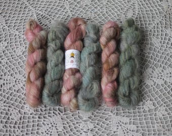 Hand-Dyed Kid Mohair Silk Yarn: Super Soft Lace Weight