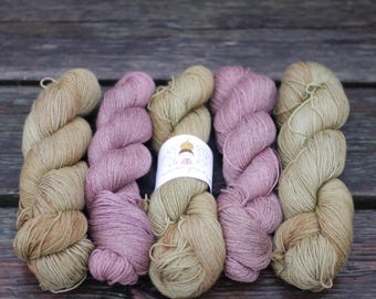 Maruma HDY Merino Eco Sock yarn fingering weight Hand dyed Non Superwash yarn