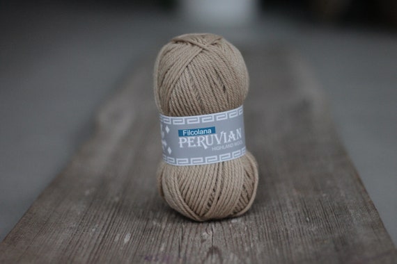 Highland Wool 50g Color 364 Chai 100% - Etsy