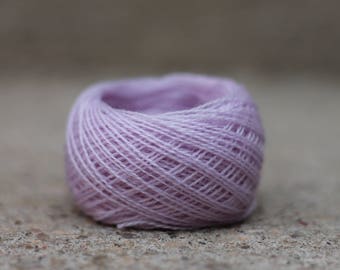 Merinoullgarn Ljuslila merinoull Spetsvikt merinoull Stickgarn Spets Sjalgarn 1-trådigt merinoull garn i pastellfärger