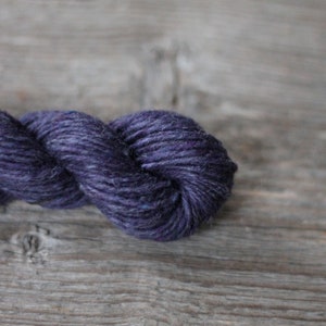 Donegal Kilcarra Tweed Yarn: Aran Weight, Purple Wool (100gr or 50gr)