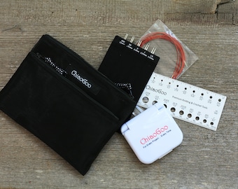 Juego de agujas de tejer intercambiables Chiaogoo Twist Mini