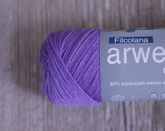 Filcolana Arwetta Classic 50g 4ply Sock yarn Color 268 Thistle Flower
