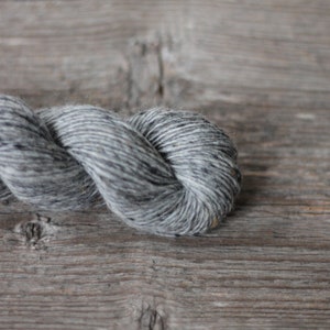 Donegal MOHAIR Tweed yarn 100gr, 50gr or 25gr mini skeins Color 2704 Silver Bell Donegal tweed with mohair
