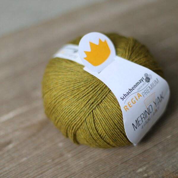 Regia Premium Merino Yak Schachenmayr 4ply 100g Laine pour chaussettes avec yack et polyamide Couleur:07516