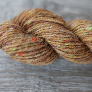 Donegal Kilcarra Tweed yarn 100gr or 50gr in cakes Pure new wool yarn Hand knitting yarn Aran tweed 4725 Babouche
