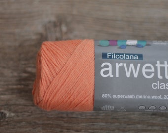 Filcolana Arwetta Classic 50g 4ply Sock yarn Color 254 Coral