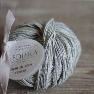 Gedifra Fior di seta color recycled silk yarn