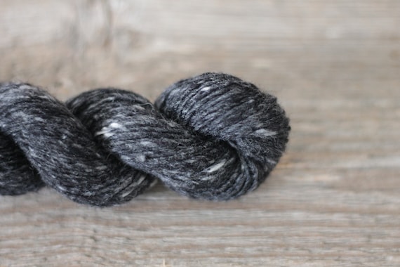 Donegal MOHAIR Tweed Yarn 100gr, 50gr or 25gr Mini Skeins Color 2708 Black Birch  Tweed Yarn Donegal Tweed With Mohair 