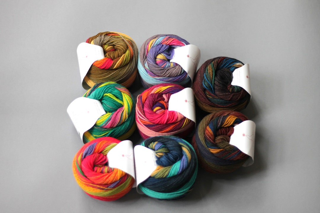 Laines Du Nord Sock Yarn Infinity Sock for Two Identical Socks Etsy