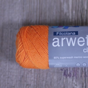 Filcolana ArWetta Classic 50g 4fach Sockenwolle Color 365 Calendula