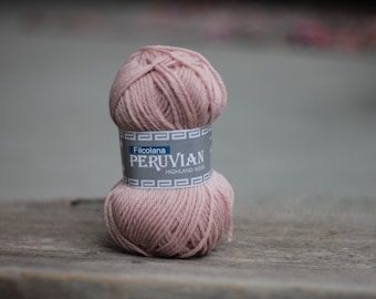 Filcolana PERUVIAN Highland-wol 50 g Kleur 334 licht blush 100% scheerwol