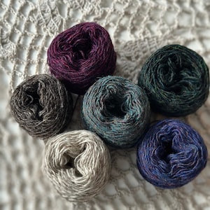 Filato di lana peso pizzo erica irlandese diversi colori