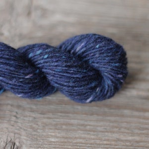 Donegal Kilcarra Tweed yarn 100gr or 25gr mini skeins Pure new wool yarn Hand knitting yarn blue tweed Aran tweed 1745 Crolly