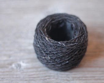 Soft Merino Tweed Yarn, Donegal Wool, colour 5513 Caragh Brown, (100g, 50g, 25g)