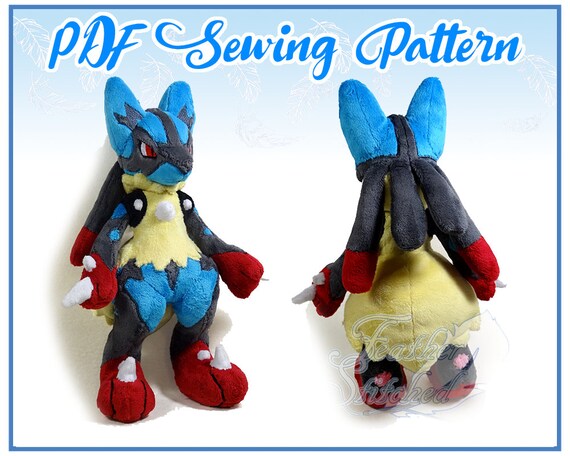 mega lucario plush