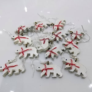 Polar Bear Earrings