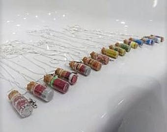 Christmas Bottle Pendants