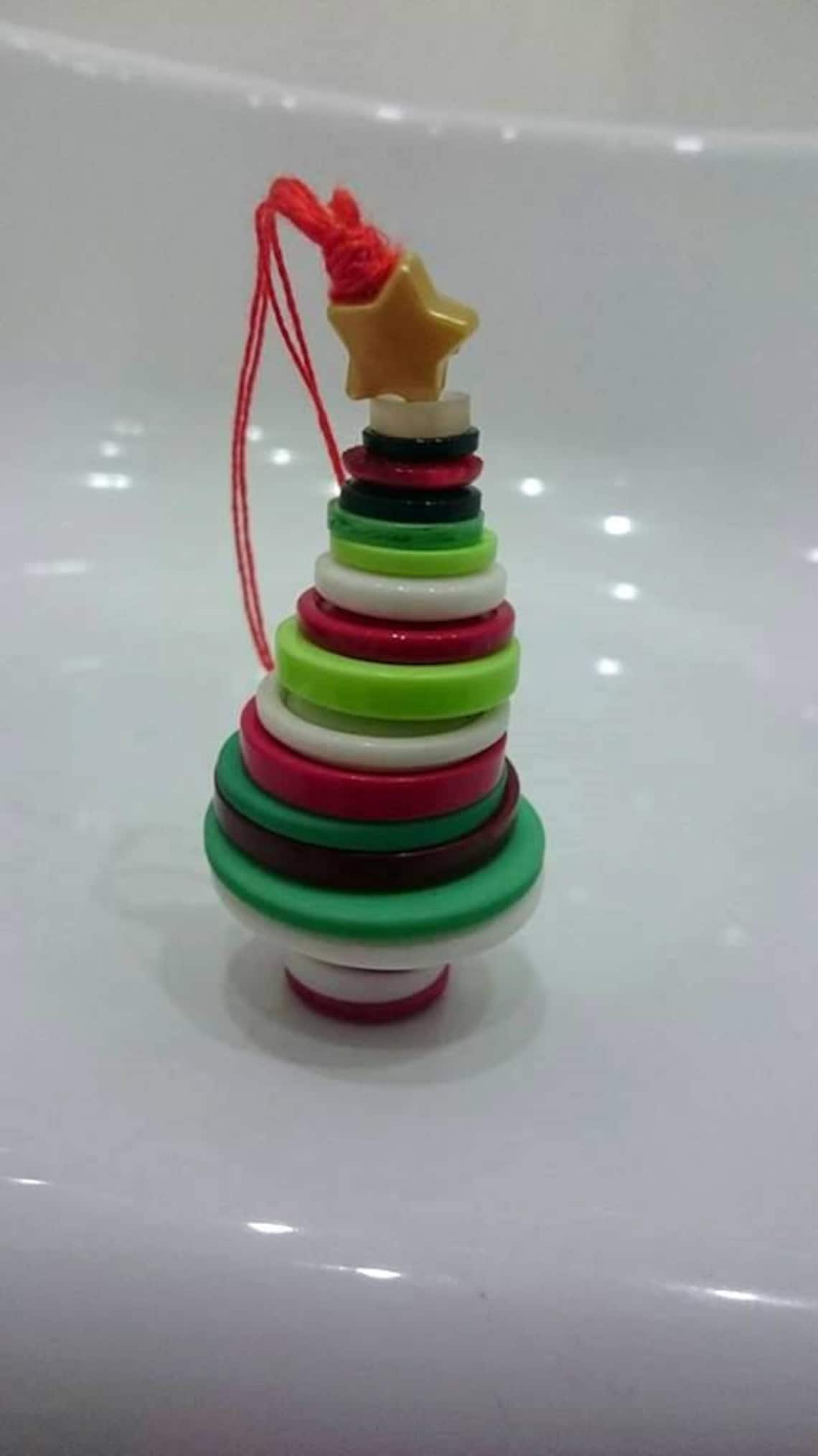 Button Christmas Tree Etsy