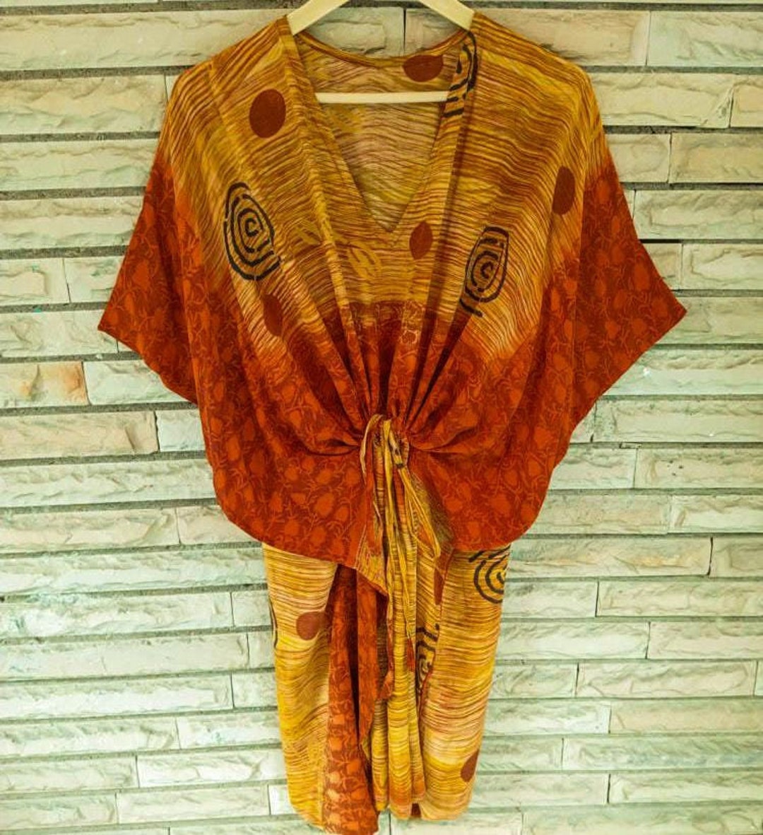 The Sunlit Waltz Kaftan Dress