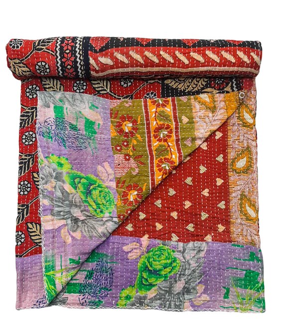 Etsy kantha quilts sale